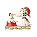 Enesco 4057678 Peanuts by Jim Shore Snoopy & Woodstock with Candy Canes Stone Resin Figurine, 5