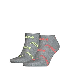 PUMA PUMA Unisex BWT Sneaker – Trainer Socks (2 pack) uniseks-volwassene Sokken
