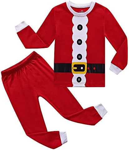 Little Girls' Long Sleeve Pajamas Sets Toddler 100% Cotton Pjs Kids Sleepwears