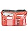 Women Travel Insert Handbag Organiser Purse Large liner Organizer Bag (Orange)