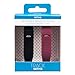 WITHit Fitbit Flex Wristbands - Fitbit Flex Replacement Bands with Chrome Watch Clasp, Fitbit Flex Color Bands, Fitbit Flex Accessory Bands, 2-Pack (Marsala & Black)