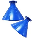 Miracle Scraper 2pc Ice Scraper Windshield Ice and Snow Removal Tool | 2 Packs of Ice Scraper | Cone-Shaped Ice Scraper Tool | Car Ice and Snow Shovel Removal Tool | Ice Frost Scraper Removal Funnel