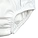 i Play. Baby Ultimate Reusable Snap Swim Diaper, New White, 6-12 Months