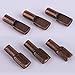 Tbestmax 5 mm Shelf Support Pegs Spoon Bookshelf Pins Cabinet Shelves Peg Metal Bookcase Clips for Kitchen Shelf Holder 120 Pcs Deep Brown