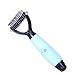 Dog Cat Detangler Pet Grooming Dematting Comb Tool with 2 Sided Undercoat Rake for Dogs & Cats – Effectively Removes Mats and Tangled Hair, EXTRA COMFORTABLE HANDLE