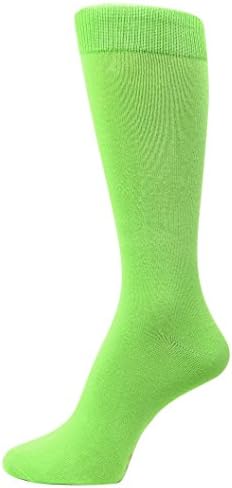 Spotlight Hosiery Men's Groomsmen Wedding Plain Solid Color Dress Socks