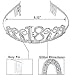 MEANT2TOBE 18th Birthday Sash and Tiara for Women - Fabulous Set: Glitter Sash + Waves Rhinestone Silver Premium Metal Tiara, 18th Birthday Gifts for Women Party