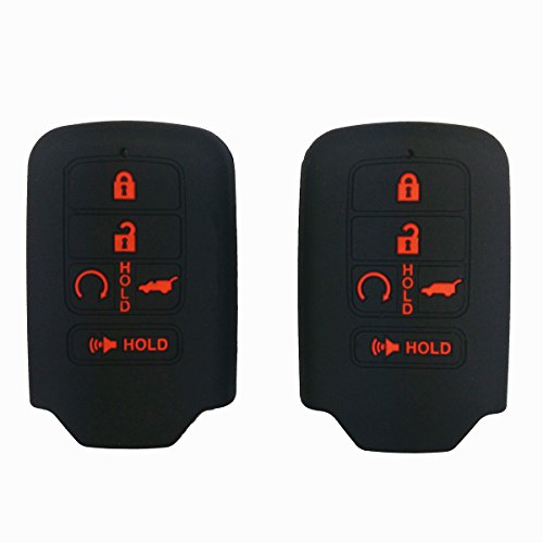 2pcs coolbestda silicone protective key fob remote cove…