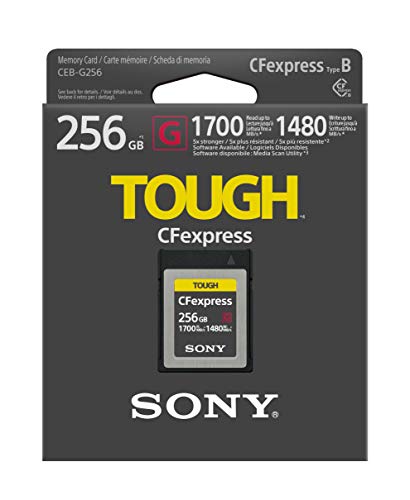 Sony CEB-G256/J SYM CFexpress Card Typ B Ultra Speed Speicherkarte (Lesen: 1700 MB/s Schreiben: 1480 MB/s) – Bild 3