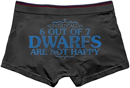 Zhikiss 6 Out Of 7 Dwarfs Are Not Happy Mens Sexy Panties Large Black