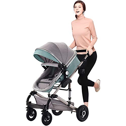 Strolexベビーカー3で1高風景アルミ高級折りたたみヨーロッパのベビーカー2で1 B07qfvy9y9 Pramで新生児用 両対面ベビーカー 多様な