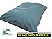DIY Pet Bed Pillow Cover Set – Heavy Duty Flat Style External Cover + Waterproof Liner for Small to Large Dogs – Microsuede, Denim, Canvas or Fleece – Covers Only (Olive Green Canvas, 47''x29'')