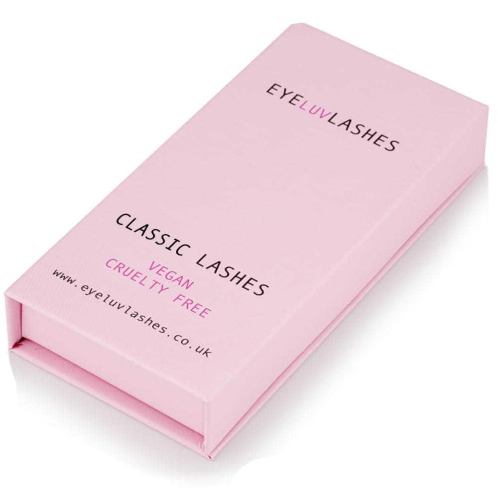 Classic Lash Trays Silk Eyelash Extensions Individual Eyelashes Soft Lightweight Lashes Semi Permanent Eyelashes Eyeluvlashes (CC Curl 0.20, 10mm Length) — image 1