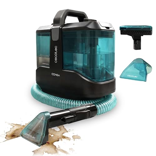 Cecotec Teppich- und Polsterreiniger mit Kabel Compact Conga 3000 Carpet&Spot Clean X-Treme. 450W, 13kPa, 1000ml Frischwassertank, 550ml Schmutzwassertank, Sprühstrahl