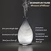 Ellestfun Essential Oil Diffuser 120ml, Handmade Glass Art Cloud Pattern,Ultrasonic Aromatherapy Diffuser with Intermittent Setting, Soft and Bright Night Light, Cool Mist Humidifier for Home