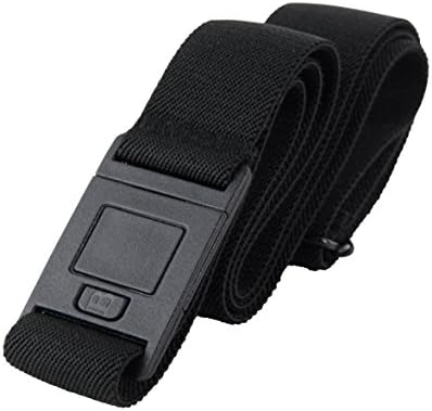 Beltaway² Flat Buckle Belt-SQUARE Buckle Design, Adjustable Stretch &amp; Invisible Belt One Size (0-14), Black