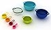 Joseph Joseph Nest 8 Nesting Bowls Set with Mixing Bowls Measuring Cups Sieve Colander, 8-Piece, Multicolored