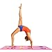 Pink Tween Adult Yoga Mat - Phresh Chi Mat & How-To Poster - Exercise Game – Easy to Learn, Makes Yoga Fun - Helps Alignment, Flexibility, Weight-loss, Mindfulness - Great for Kids, Teen, Family