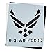 Large U.S AIR Force Stencil for Painting on Wood, Fabric, Walls, Airbrush + More | Reusable 12 x 14 inch Mylar Template (USAF Military Logo)