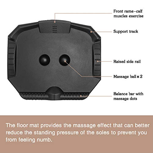 Homek Standing Desk AntiFatigue Mat with Ergonomic Surface Standing