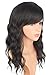 SPEEDM Medium long Dark Brown Wavy Wigs With Bangs For Women Synthetic Heat Resistant Wavy Wigs Daily Use Wig(Dark Brown)