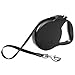 Flexi Explore Large Corded Leash for Dogs Up to 110-Pound, Black, 26-Feet