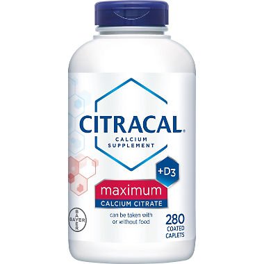 Citracal Calcium Citrate Caplets + D3 (280 ct.)