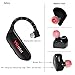 VR-robot Sport Headset, Sweatproof Earphones, Q8VR4 Wireless Bluetooth Headphones,Mini Earphone for iPhone 7,iPad,Samsung,Andriod (Black)