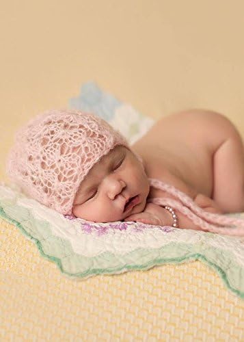 Lacey Mohair Bonnet Pink