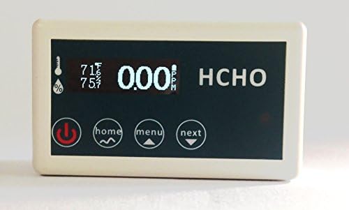 Santacary SG-F Pocket Formaldehyde Meter Monitor Detector HCHO Monitor with Alarm for Office Home Gardening Furniture Wooden Floor Mattress Environmental Testing
