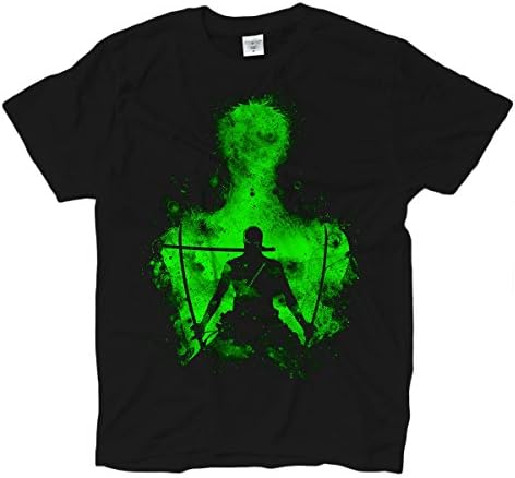 T-shirt man One Sword master green shadow piece XXL
