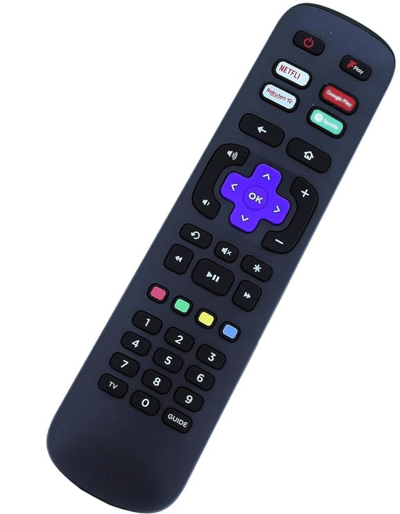 TV Remote Control for Hisense Roku R43B7120UK R50B7120UK R55B7120UK R65B7120UK B7120, pre-programmed for hisense roku tv remote control