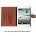 Tranesca Premium Leather Case for Apple iPad Pro 12.9 for 2015,2017 Version with Apple Pencil Holder (Not for iPad Air,iPad Mini),Topaz Brown