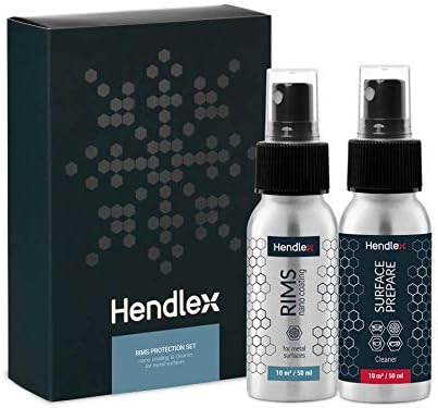 Hendlex Nano Rims Protection Set Ceramic Wheel Coat High Gloss Paint Sealant, Auto Ceramic Coating 50ml