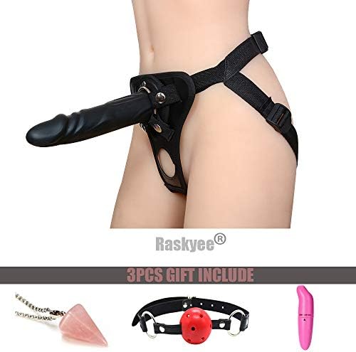 Strap On with Black Wand Double Use