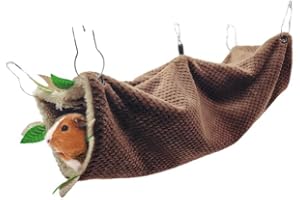 EAEDMY Ferret Rat Hammock Tunnel Toys Cage Accessories, Guinea Pig Hideout Tunnel, Warm Bed for Rat Ferret Guinea Pig Sleep Hide and Play (4.Tunnel)