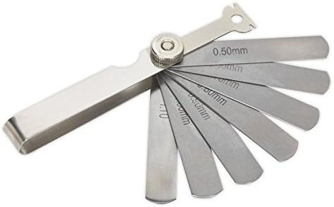 Sealey Vs518 Spark Plug Feeler Gauge - Metric, red, 75 x 13mm