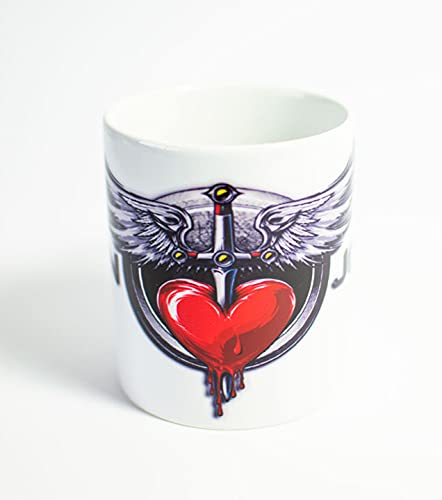 TusPersonalizables.com Mug - Bon Jovi, Ceramic, 350 ml