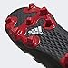 adidas Unisex-Kid's Goletto VI Firm Ground Football Shoe, Black/White/Scarlet, 4.5 M US Big Kid