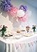 Bridal Shower Decorations 14pcs White Purple Gold Tissue Paper Pom Pom Paper Lanterns Circle Paper Garland Mixed Package for Purple Themed Party Wedding Party Decorations Purple Baby Shower Decoration