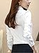 Womens Vintage Collared Button Down Shirt Long Sleeve Lace Stretch Blouse