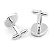 Spider-man Black and Silver Novelty Cufflinks for Men Unisex-1pair