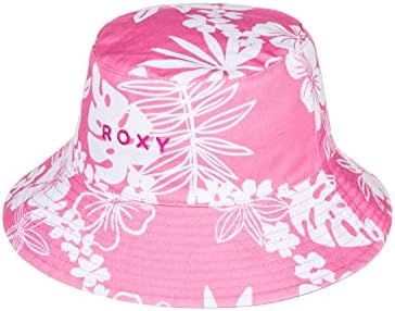 Roxy pink Hibiscus Sun Summer bucket Hat Silver - Women main image 3