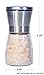 Best Salt grinders and Mills – Pepper mill Grinder and Salt Shaker Set - Reffilable Stainless Steel - Adjustable Coarseness Mill - Easy to Refill Salt n Pepper Shakers (Large Set of 2 Grinders)