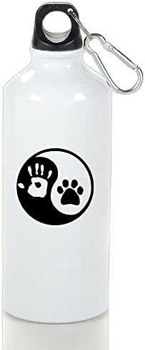 Palm Print Dog Prints Chinese Kungfu Aluminum Portable Cycling Outdoor Sport Water Kettles Leak Proof Cap