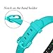 GEAK Compatible with Fitbit Alta and fitbit Alta HR Band, Soft Classic Accessories Sport Bands Compatible for Fitbit Alta HR/Fitbit Ace,White Teal Pink,Small