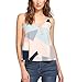 MakeMeChic Women's V Neck Sleeveless Floral Print Spaghetti Strap Camisole Cami Tank Top