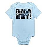 CafePress Infant Bodysuit - When In Doubt Throttle Out Dirt Bike Motocross Inf