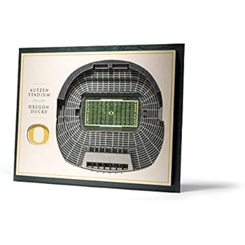 NCAA Oregon Ducks 5-Layer Stadiumviews 3D Wall Art, Standard Version, 17