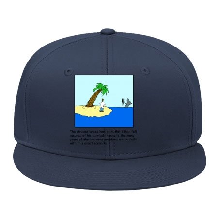 Hot Sale Snapback Hats Classicmale/female Designer Snapbacks Caps Good Quality Desert Island Joke (ts-c) Sports Hat?navy Cotton Marjoriealexander